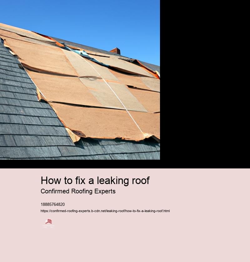 How to fix a leaking roof