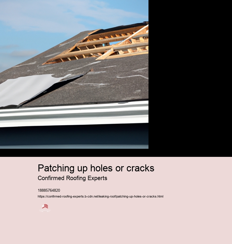 Patching up holes or cracks